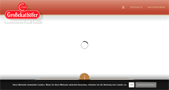 Desktop Screenshot of groconfood.de